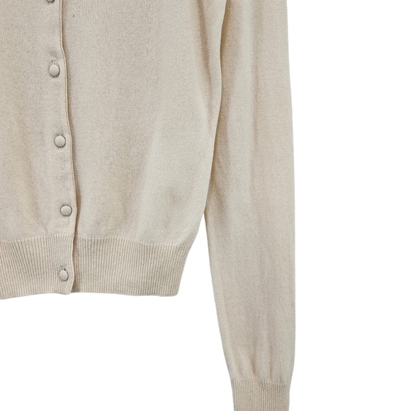 Lilly Pulitzer Women's Wool Cashmere Blend Beaded Button Front Cardigan Sweater - Picture 6 of 9